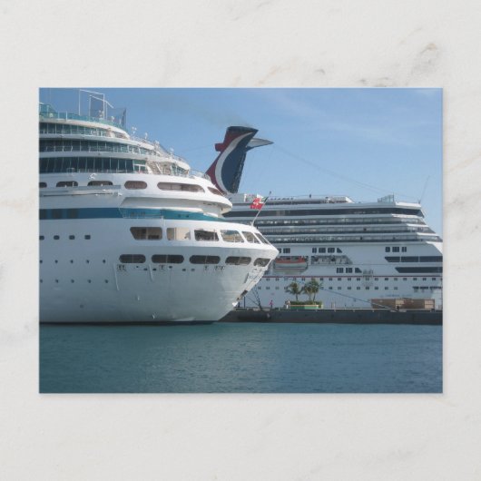 Carte Postale Bateaux de croisière (Devant)