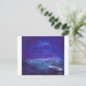 Carte Postale Bateaux de nuit (Debout devant)