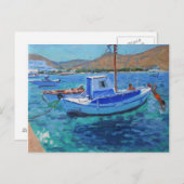 Carte Postale Bateaux de pêche (Devant / Derrière)