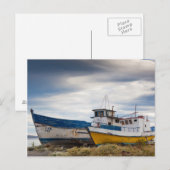 Carte Postale Bateaux de pêche (Devant / Derrière)
