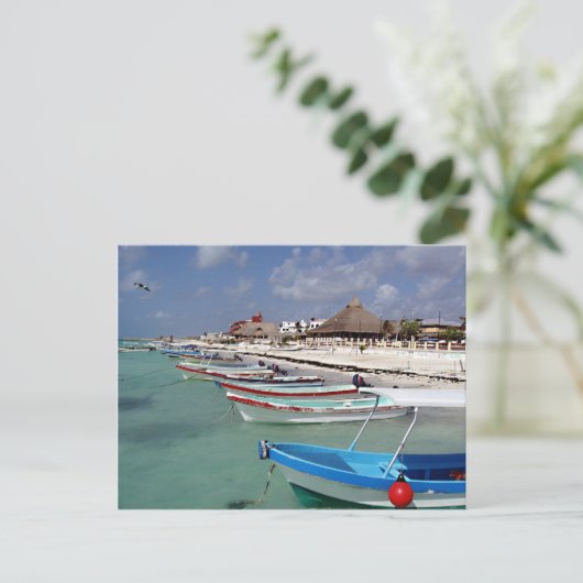 Carte postale Bateaux de pêche (Debout devant)