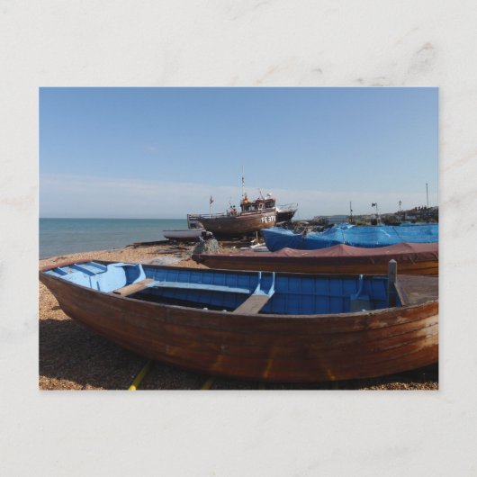 Carte Postale Bateaux De Pêche À Kent (Devant)
