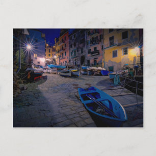 Carte Postale Bateaux de pêche à Riomaggiore, Cinque Terre, Ital