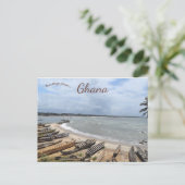 Carte Postale Bateaux de pêche au Ghana (Debout devant)