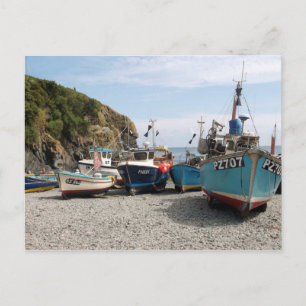 Carte Postale Bateaux de pêche Cadgwith Cornwall Angleterre