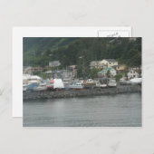 Carte postale Bateaux de pêche de l'île de Kodiak (Devant / Derrière)