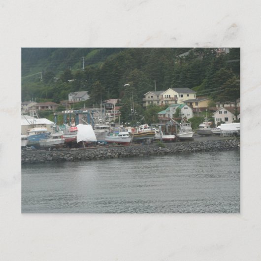 Carte postale Bateaux de pêche de l'île de Kodiak (Devant)