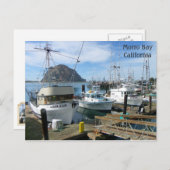 Carte postale Bateaux de pêche de Morro Bay ! (Devant / Derrière)
