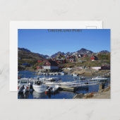 Carte Postale Bateaux de pêche du Groenland (Devant / Derrière)