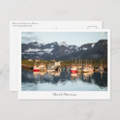 Carte Postale Bateaux de pêche norvégiens (Devant / Derrière)