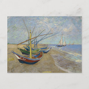 Carte Postale Bateaux de pêche par Vincent Van Gogh