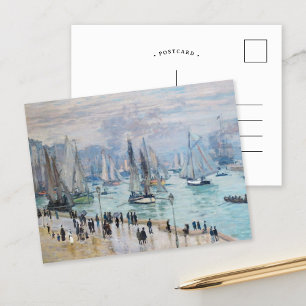 Carte Postale Bateaux de pêche quittant le port   CLAUDE MONET