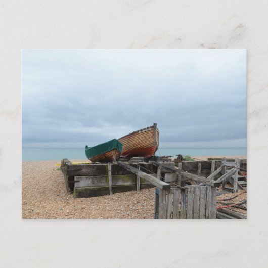 Carte Postale Bateaux de pêche traditionnels (Devant)