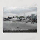 Carte Postale Bateaux de Vancouver Canada (Devant)