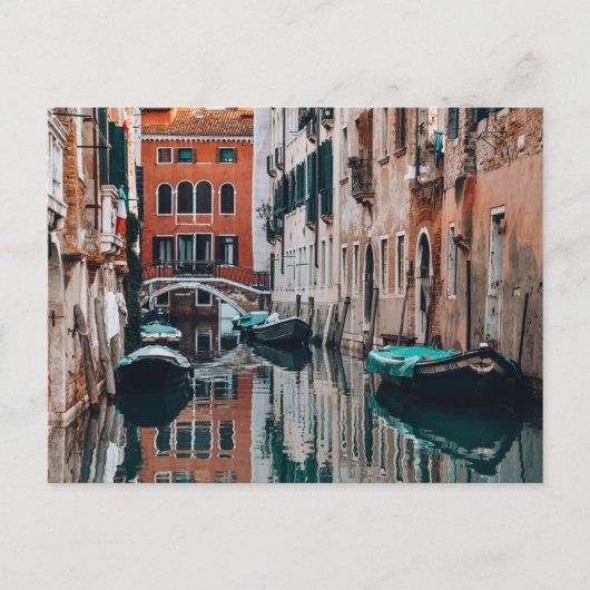 Carte Postale Bateaux de Venise (Devant)