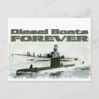 Carte Postale Bateaux diesel pour toujours