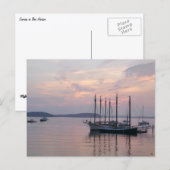 Carte Postale Bateaux du port de Bar à Sunrise II (Devant / Derrière)