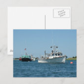 Carte Postale Bateaux du port de Chatham (Devant / Derrière)