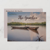 Carte Postale Bateaux en Gambie (Devant / Derrière)