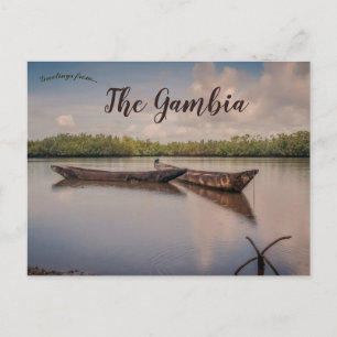 Carte Postale Bateaux en Gambie