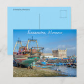 Carte Postale Bateaux Essaouira Maroc (Devant / Derrière)