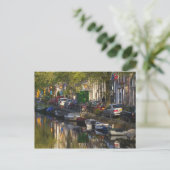 Carte Postale Bateaux et bâtiments le long de la ceinture de can (Debout devant)