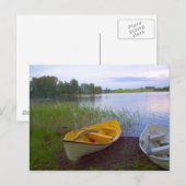 Carte Postale Bateaux et le lac (Devant / Derrière)