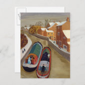 Carte Postale Bateaux étroits (Devant / Derrière)