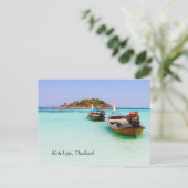 Carte Postale Bateaux, Koh Lipe, Thaïlande (Debout devant)