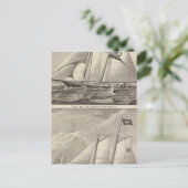 Carte Postale Bateaux pilotes EG Knight and Whine (Debout devant)