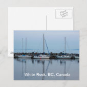 Carte Postale bateaux près de la plage (Devant / Derrière)