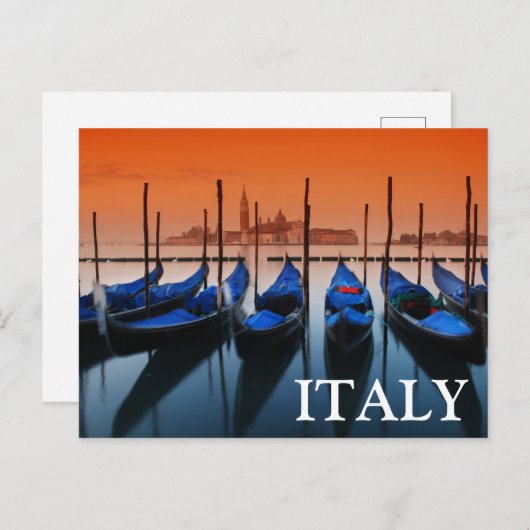 Carte Postale Bateaux siciliens | Italie (Devant / Derrière)