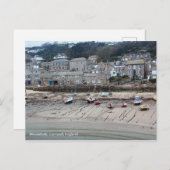 Carte Postale Bateaux sur la plage (Devant / Derrière)