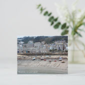 Carte Postale Bateaux sur la plage (Debout devant)