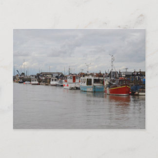 Carte Postale Bateaux Sur La Rivière De Southwold