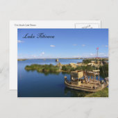 Carte Postale bateaux titicaca (Devant / Derrière)