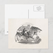 Carte Postale Bateaux vintages Vampire Bateaux Retro Personnalis (Devant / Derrière)