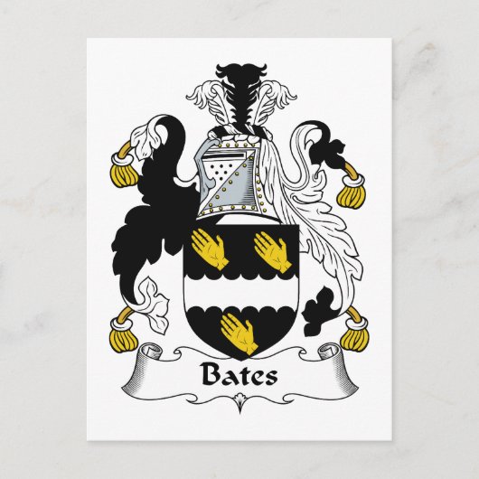 Carte Postale Bates Family Crest (Devant)