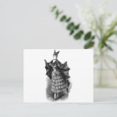 Carte Postale Batgirl victorienne/gothique / Costume de chauve-s (Debout devant)