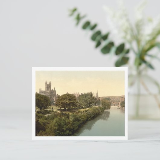 Carte Postale Bath Abbey, Bath, Somerset, Angleterre (Debout devant)