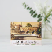 Carte Postale Bath City rail affiche touristique (Debout devant)