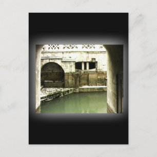 Carte Postale Bath England 1986 Roman Bath1b snap-14067 jGibney