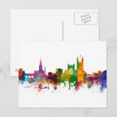 Carte Postale Bath England Skyline (Devant / Derrière)