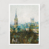Carte Postale Bath Royaume-Uni Oil Paint City Paysage (Devant)