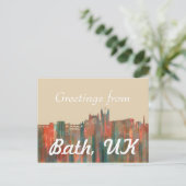 CARTE POSTALE BATH, UK SKYLINE (Debout devant)
