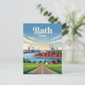 Carte Postale Bath USA (Debout devant)