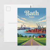 Carte Postale Bath USA (Devant / Derrière)