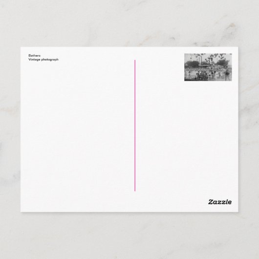 Carte postale Bathers (Dos)