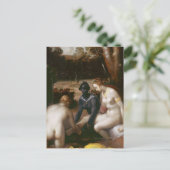 Carte Postale Bathseba dans son bain par Cornelis van Haarlem (Debout devant)