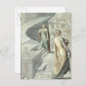 Carte Postale Bathsheba Visite David, c.1553 (Devant / Derrière)